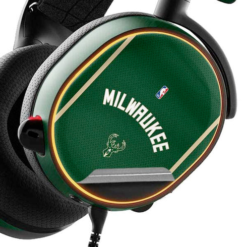 NBA Milwaukee Bucks Jersey SteelSeries Arctis 3 Skin