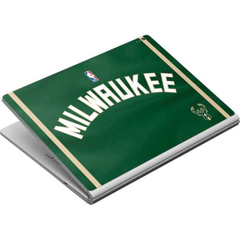 NBA Milwaukee Bucks Jersey Surface Book Skin