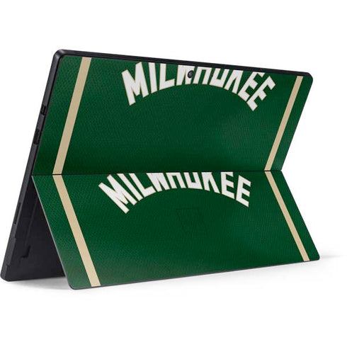 NBA Milwaukee Bucks Jersey Surface Pro 7 Skin