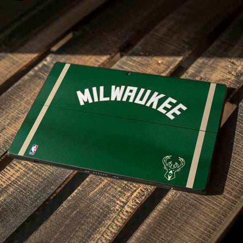 NBA Milwaukee Bucks Jersey Surface Pro 7 Skin