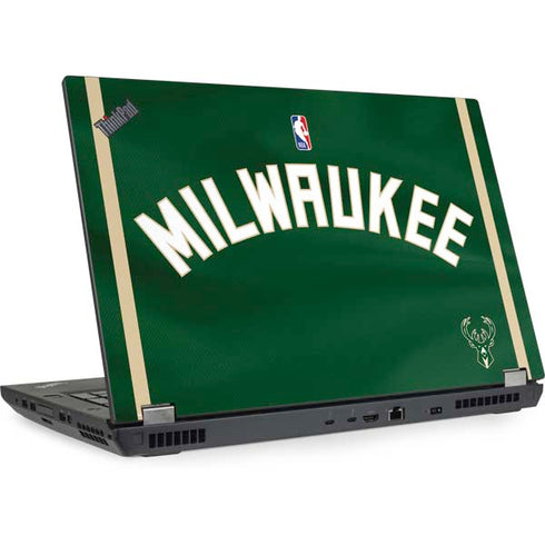 NBA Milwaukee Bucks Jersey Lenovo ThinkPad Skin
