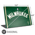 NBA Milwaukee Bucks Jersey Universal Laptop 12in (9.8 x 6.8in) Skin