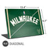 NBA Milwaukee Bucks Jersey Universal Laptop 16.6in (13.4 x 9.7in) Skin