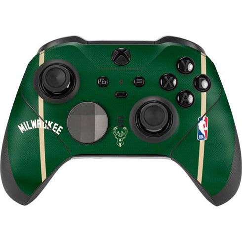 NBA Milwaukee Bucks Jersey Xbox Elite Wireless Controller Series 2 Skin