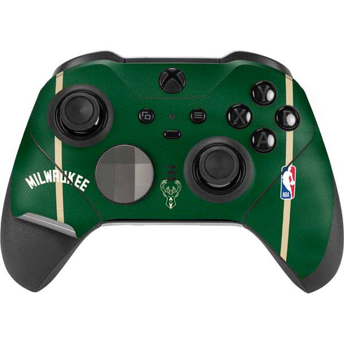 NBA Milwaukee Bucks Jersey Xbox Elite Wireless Controller Series 2 Skin
