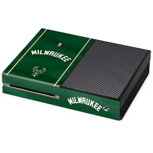 NBA Milwaukee Bucks Jersey Xbox One Console Skin
