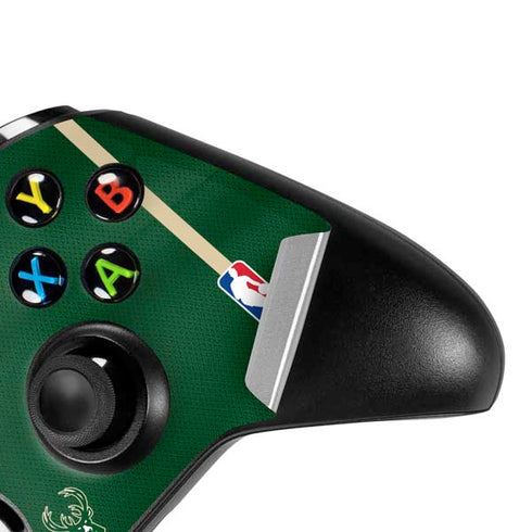 NBA Milwaukee Bucks Jersey Xbox One S Controller Skin