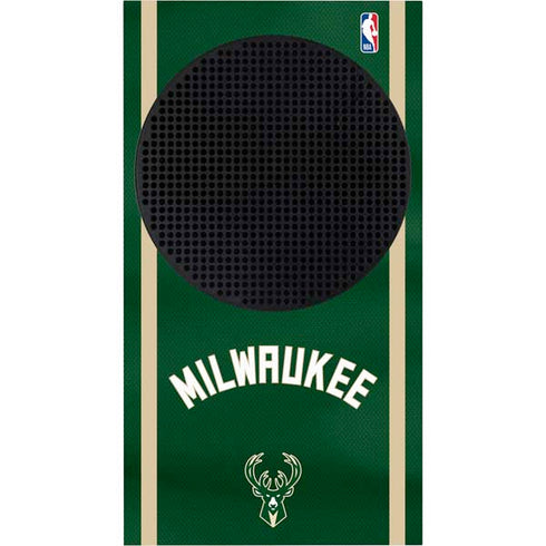 NBA Milwaukee Bucks Jersey Xbox Series S Console Skin