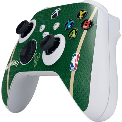 NBA Milwaukee Bucks Jersey Xbox Series S Controller Skin