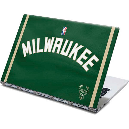 NBA Milwaukee Bucks Jersey Yoga 910 2-in-1 14in Touch-Screen Skin