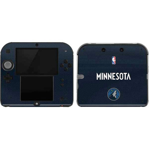 NBA Minnesota Timberwolves Jersey Nintendo 2DS Skin