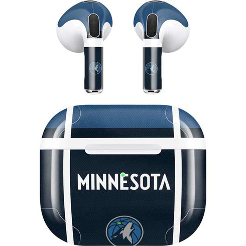 NBA Minnesota Timberwolves Jersey Apple AirPods (3rd Gen 2021) Skin