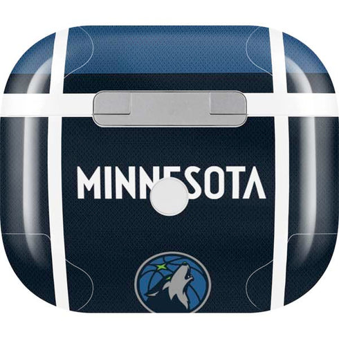 NBA Minnesota Timberwolves Jersey Apple AirPods (3rd Gen 2021) Skin