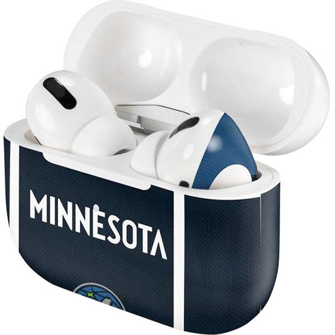 NBA Minnesota Timberwolves Jersey AirPods Skins
