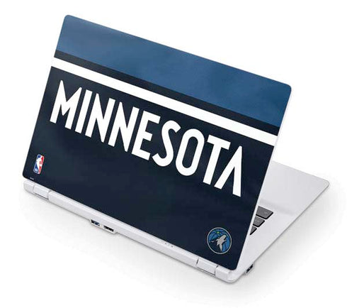 NBA Minnesota Timberwolves Jersey Acer Chromebook Skin