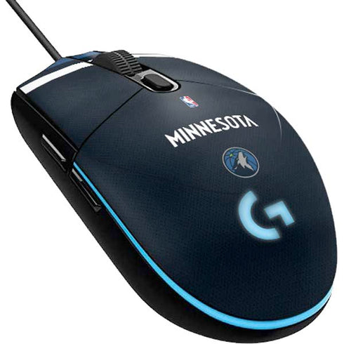NBA Minnesota Timberwolves Jersey G203 Prodigy RGB Wired Gaming Mouse Skin