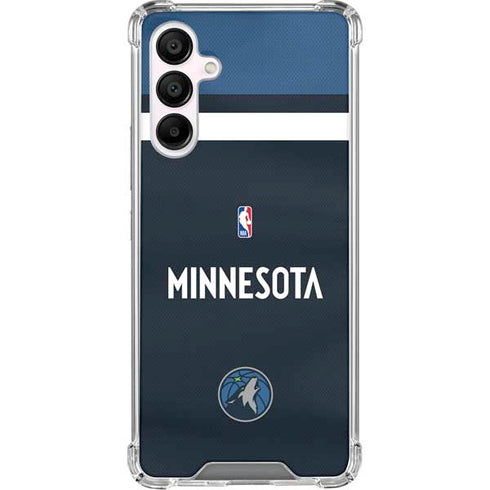 NBA Minnesota Timberwolves Jersey Galaxy A16 5G Clear Case