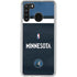 NBA Minnesota Timberwolves Jersey Galaxy A21 Clear Case