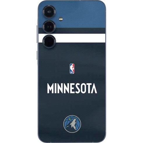 NBA Minnesota Timberwolves Jersey Galaxy A35 5G Skin