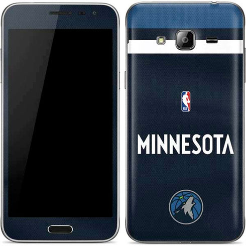 NBA Minnesota Timberwolves Jersey Galaxy J3 Skin