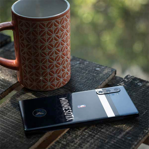 NBA Minnesota Timberwolves Jersey Galaxy Note 10 Plus Skin