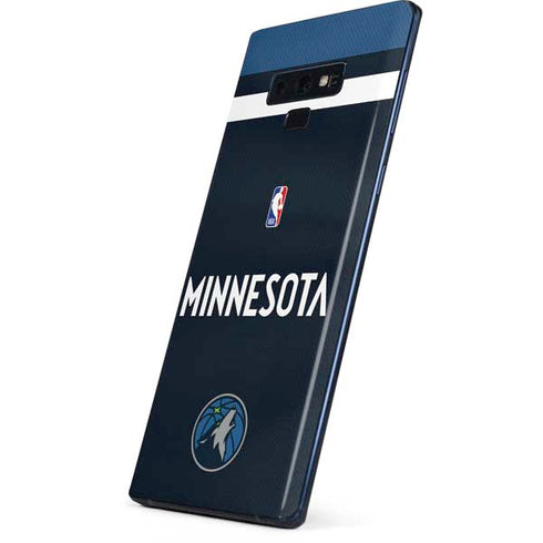 NBA Minnesota Timberwolves Jersey Galaxy Note 9 Skin