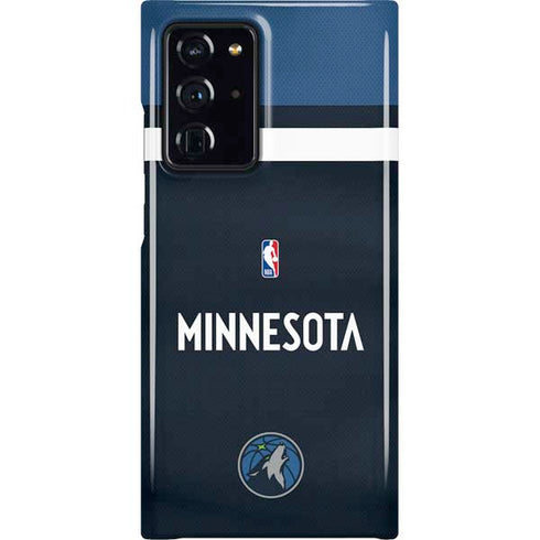 NBA Minnesota Timberwolves Jersey Galaxy Note20 Ultra 5G Lite Case