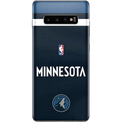 NBA Minnesota Timberwolves Jersey Galaxy S10 Plus Skin