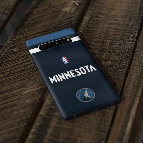 NBA Minnesota Timberwolves Jersey Galaxy S10 Skin