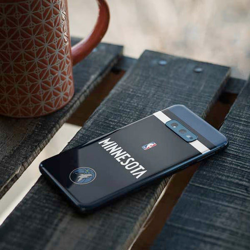 NBA Minnesota Timberwolves Jersey Galaxy S10e Skin