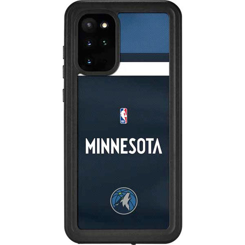 NBA Minnesota Timberwolves Jersey Galaxy S20 Plus Waterproof Case