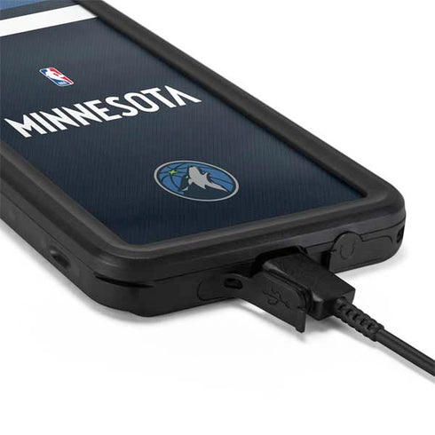NBA Minnesota Timberwolves Jersey Galaxy S20 Waterproof Case