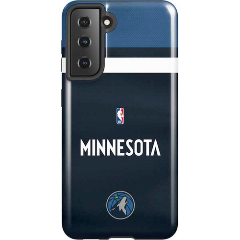 NBA Minnesota Timberwolves Jersey Galaxy S21 5G Pro Case