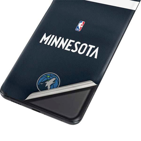 NBA Minnesota Timberwolves Jersey Galaxy S21 Plus 5G Skin
