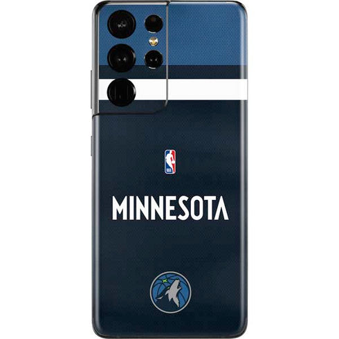 NBA Minnesota Timberwolves Jersey Galaxy S21 Ultra 5G Skin
