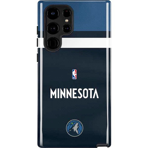 NBA Minnesota Timberwolves Jersey Galaxy S22 Ultra Pro Case