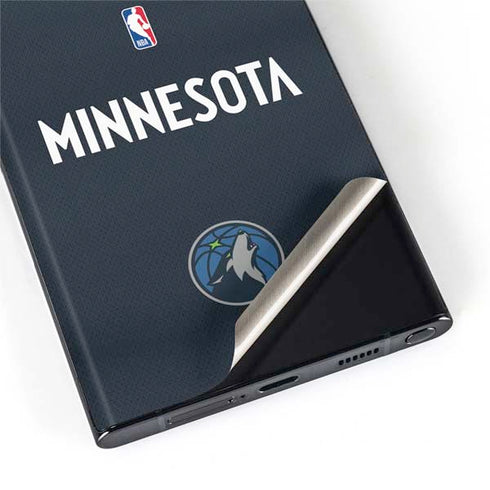 NBA Minnesota Timberwolves Jersey Galaxy S22 Ultra Skin