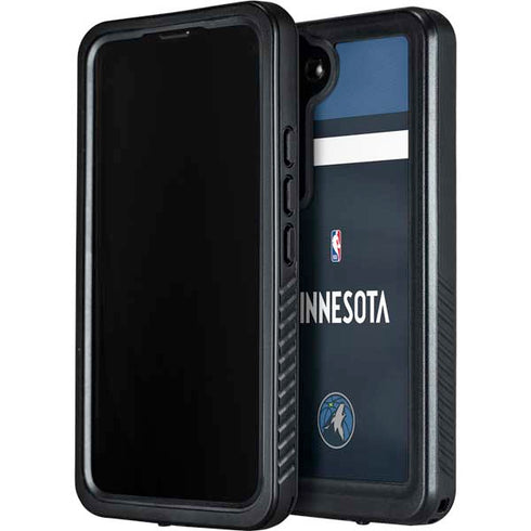 NBA Minnesota Timberwolves Jersey Galaxy S23 Plus Waterproof Case