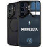 NBA Minnesota Timberwolves Jersey Galaxy S24 FE Kickstand Case