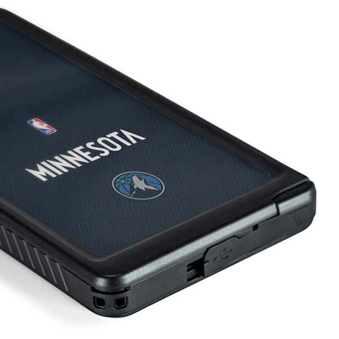 NBA Minnesota Timberwolves Jersey Galaxy S24 Ultra Waterproof Case