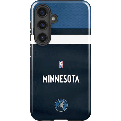 NBA Minnesota Timberwolves Jersey Galaxy S25 Plus Impact Case