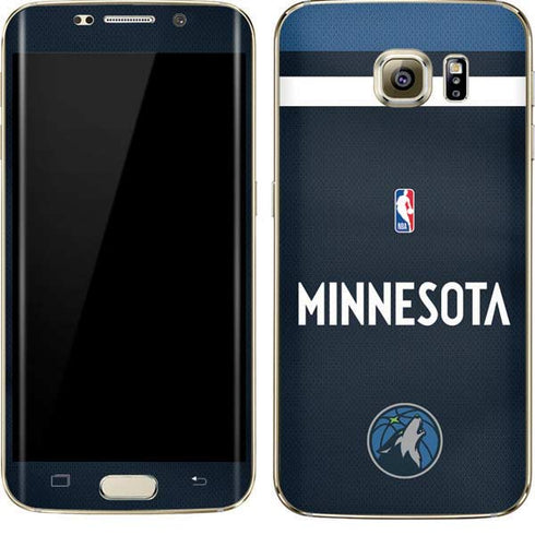 NBA Minnesota Timberwolves Jersey Galaxy S7 Edge Skin