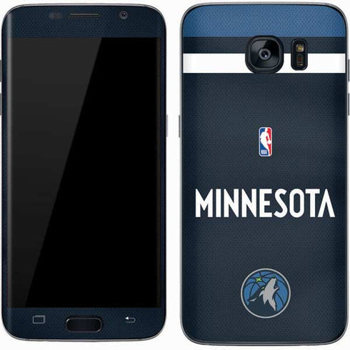 NBA Minnesota Timberwolves Jersey Galaxy S7 Skin