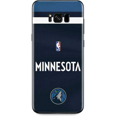 NBA Minnesota Timberwolves Jersey Galaxy S8 Plus Skin