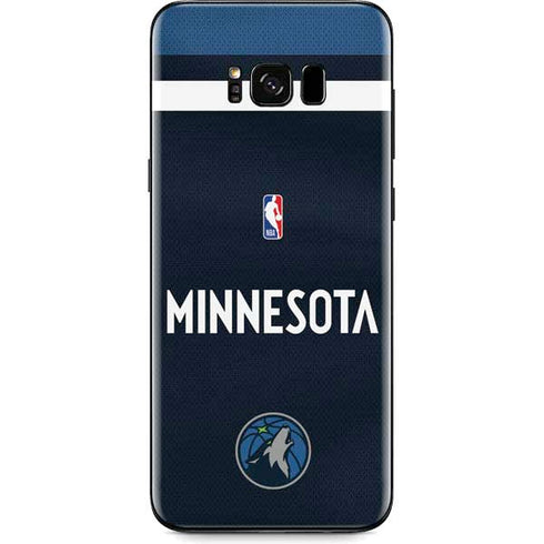 NBA Minnesota Timberwolves Jersey Galaxy S8 Skin