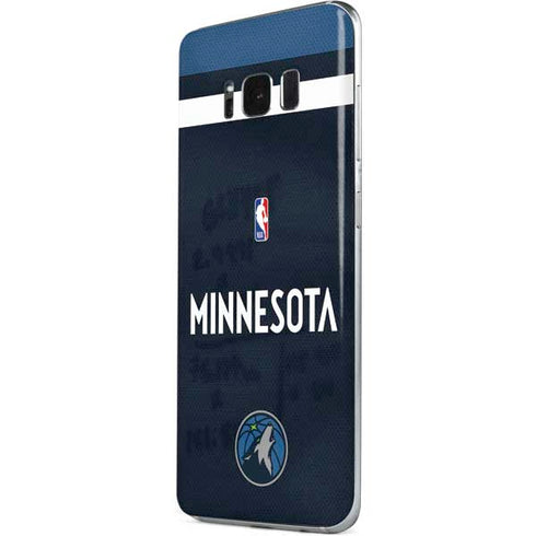 NBA Minnesota Timberwolves Jersey Galaxy S8 Skin