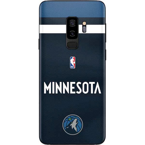 NBA Minnesota Timberwolves Jersey Galaxy S9 Plus Skin