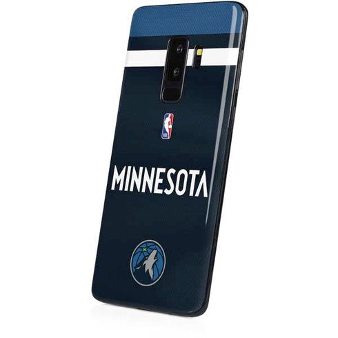 NBA Minnesota Timberwolves Jersey Galaxy S9 Plus Skin