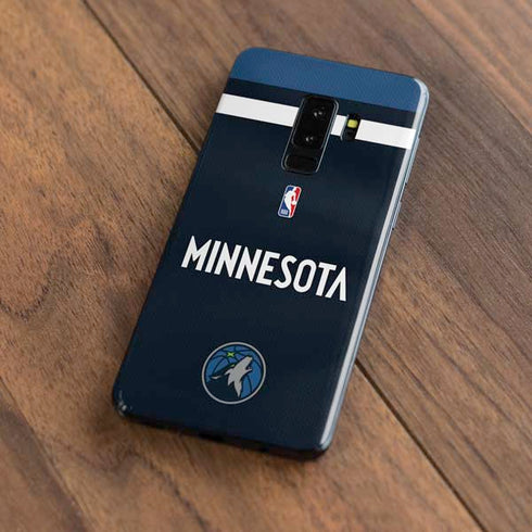 NBA Minnesota Timberwolves Jersey Galaxy S9 Plus Skin