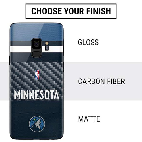 NBA Minnesota Timberwolves Jersey Galaxy S9 Skin